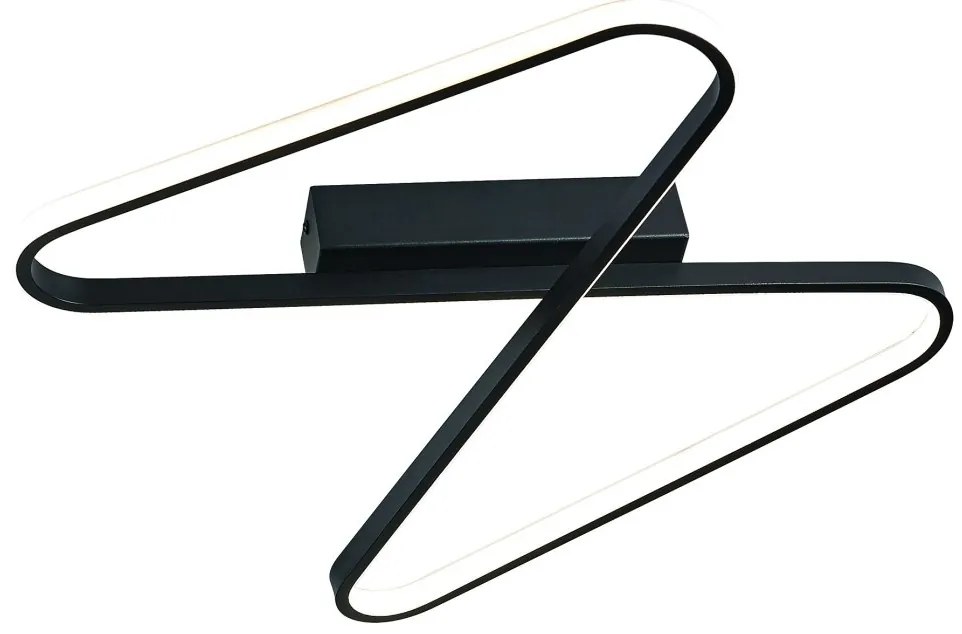 Plafoniera LED design modern geometric Erick negru