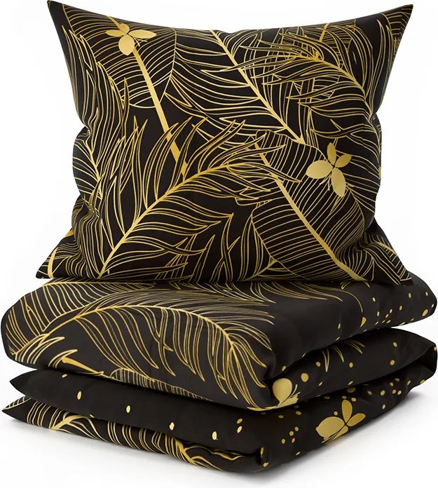 Lenjerie din microfibra VISATA negru Dimensiune lenjerie de pat: 70 x 80 cm | 140 x 200 cm