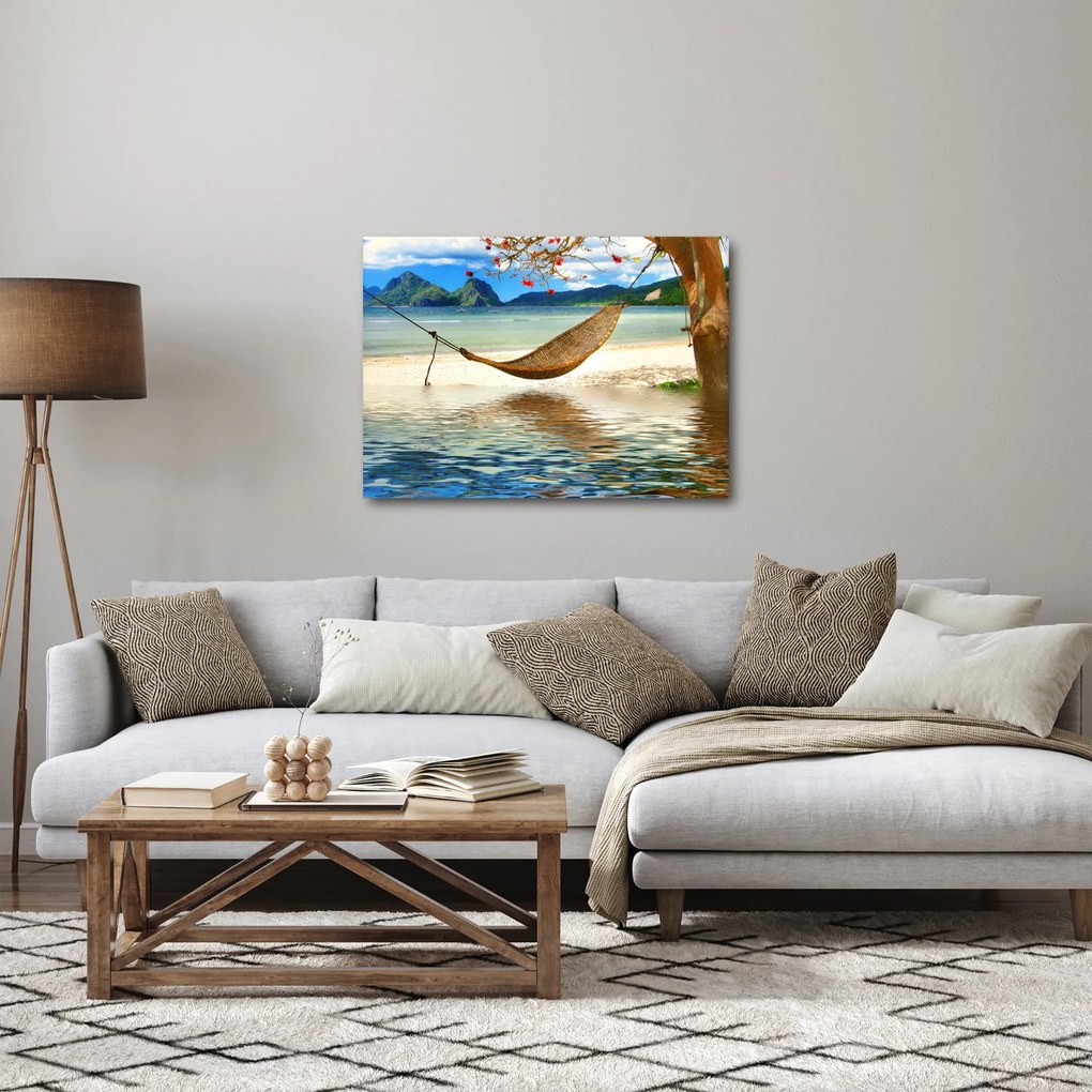 Tablou - Relax la plajă (70x50 cm)