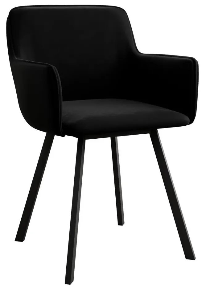 Scaun de sufragerie AMELIA negru