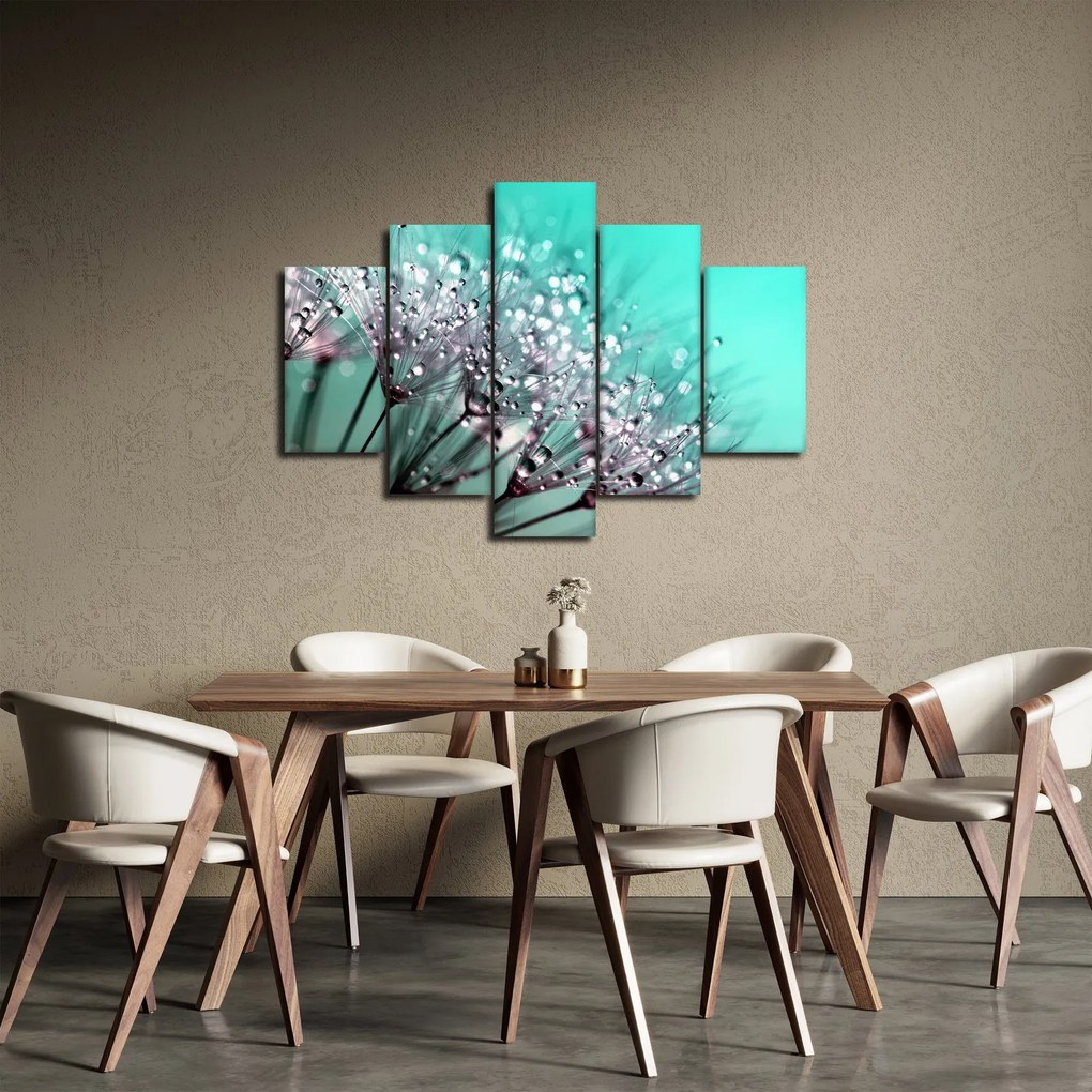 Tablou - planta cu rouă (150x105 cm)
