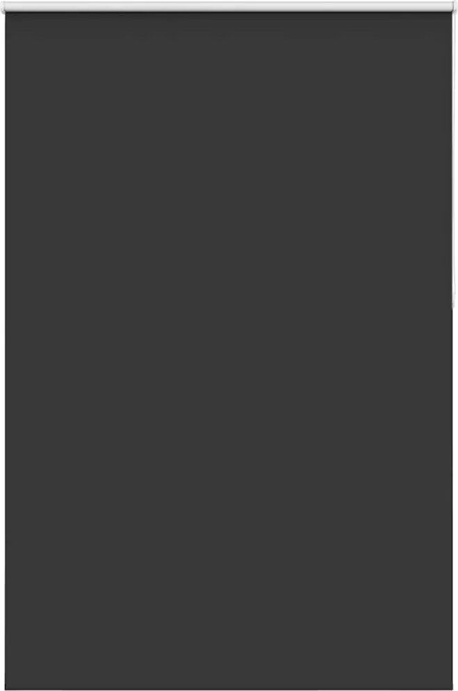 vidaXL Jaluzea cu role opace negru 145x230 cm lățime material 141,6 cm