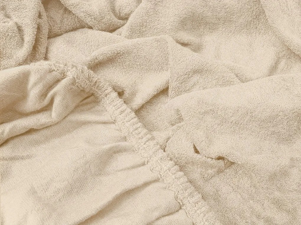 Cearsaf frote EXCLUSIVE bej deschis 90 x 200 cm