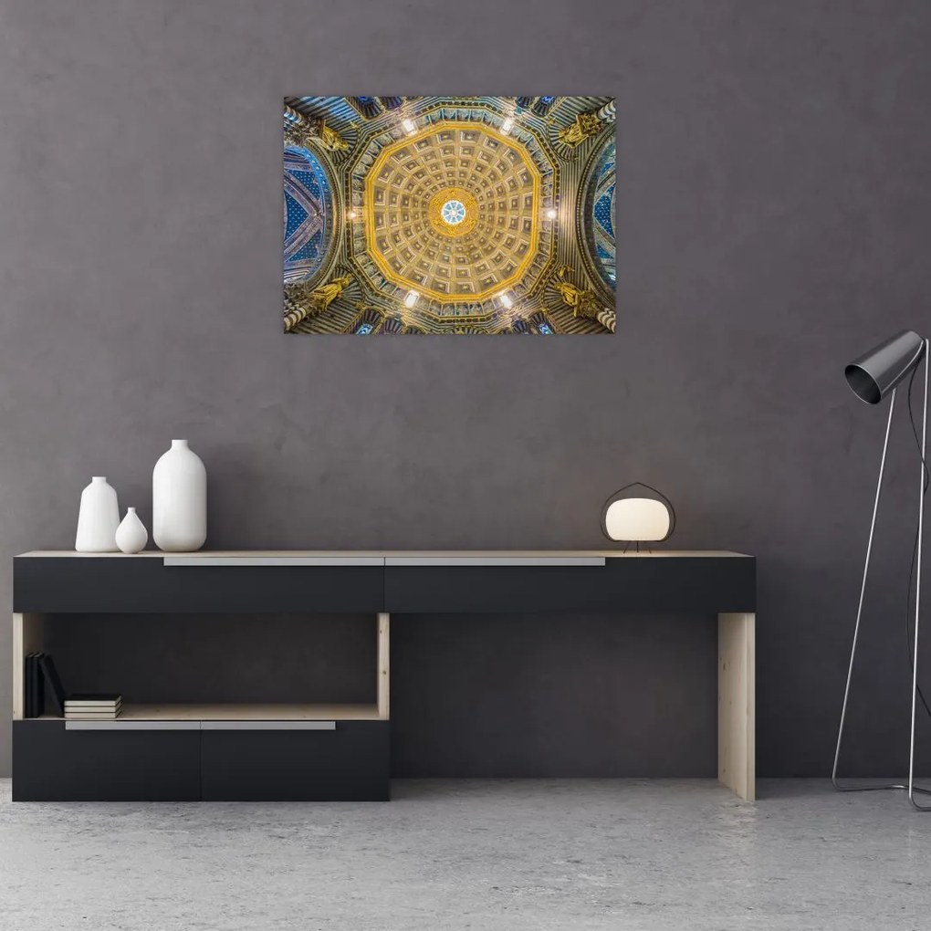 Tablou cu tavanul bisericii Siena (70x50 cm)