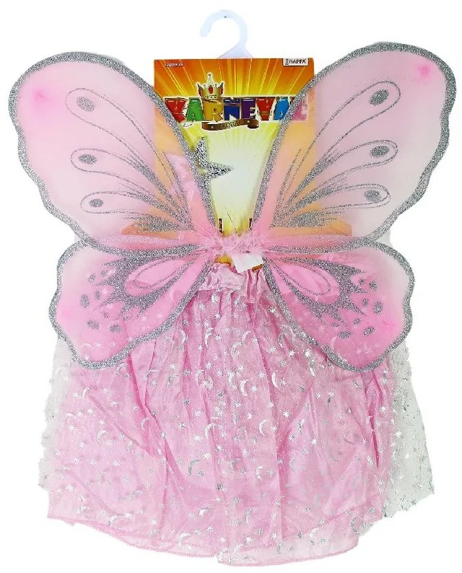 Costum Rappa Tutu roz fluture, 3 buc
