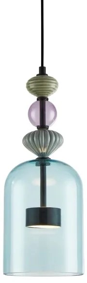 Lustră LED pe cablu ARTE LED/12W/230V d. 16 cm negru