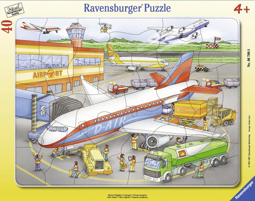 PUZZLE MIC AEROPORT, 40 PIESE - RAVENSBURGER (RVSPC06700)