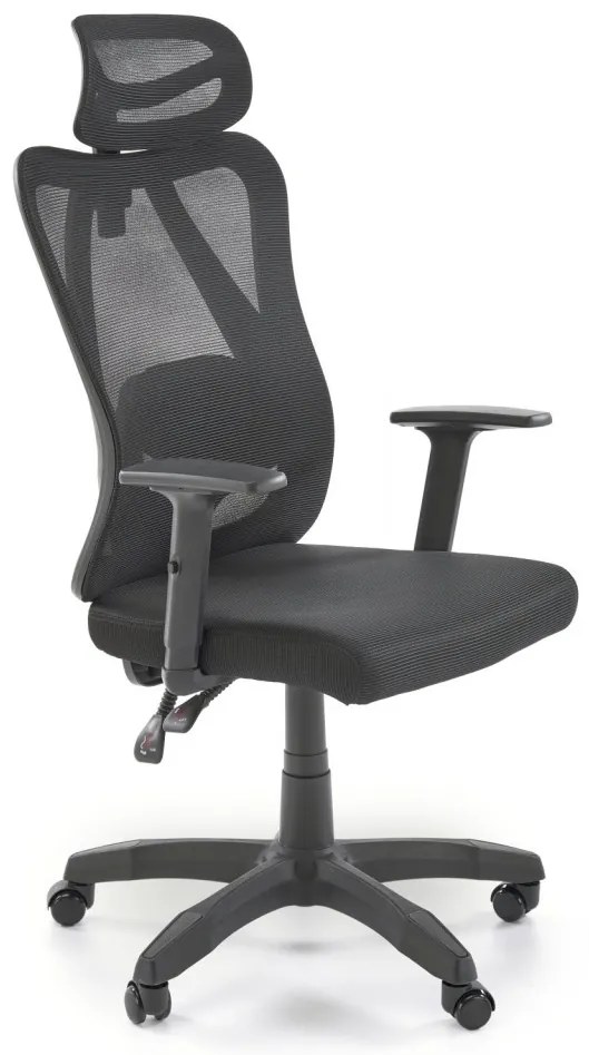 Scaun de birou Ramos negru H129 cm