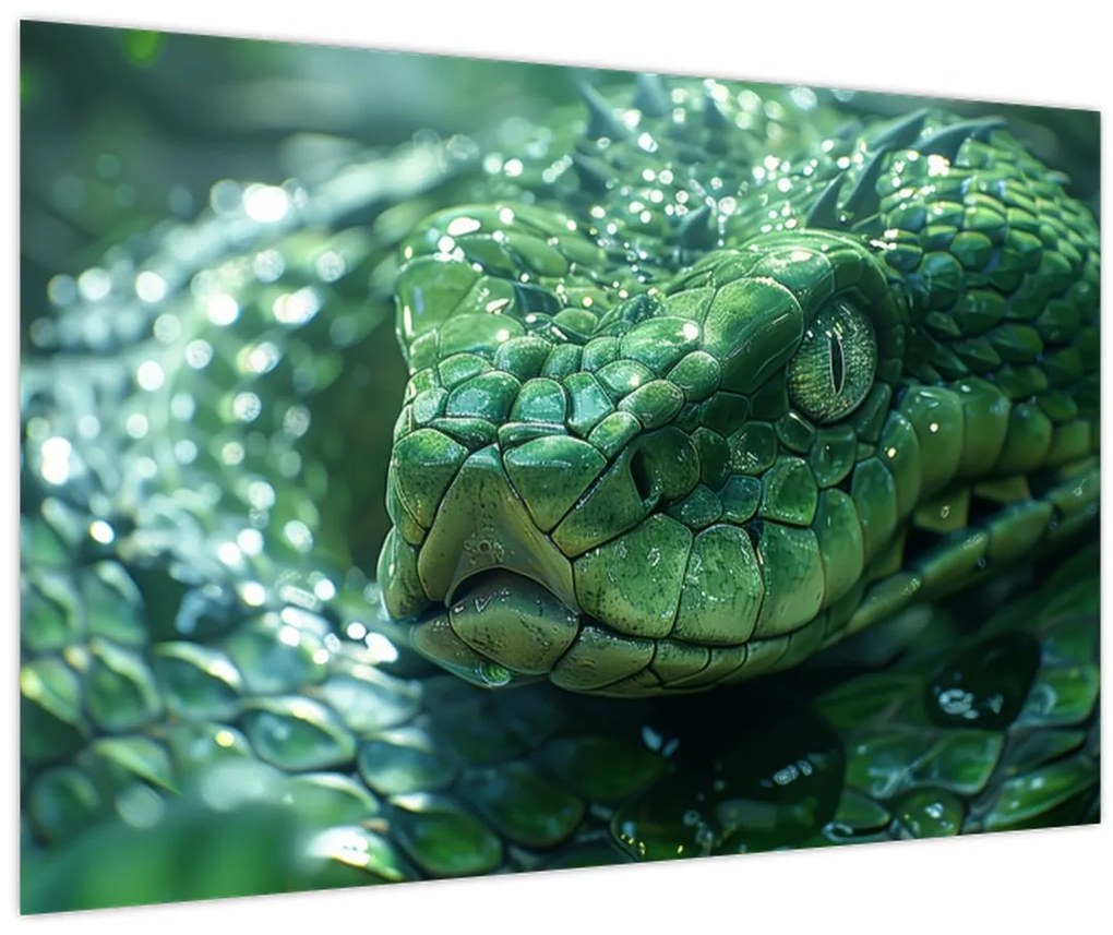 Tablou - Portret de șarpe (90x60 cm)