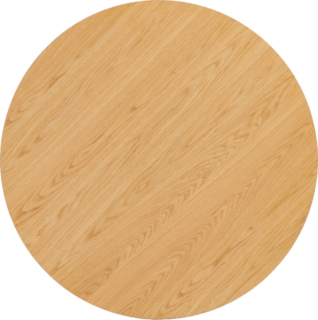 MAZZONI EXPORT BOLZANO 1200 Stejar Natural - MASĂ ROTUNDĂ DIN LEMN PENTRU BUCĂTĂRIE DINING LIVING MODERN CLASSIC