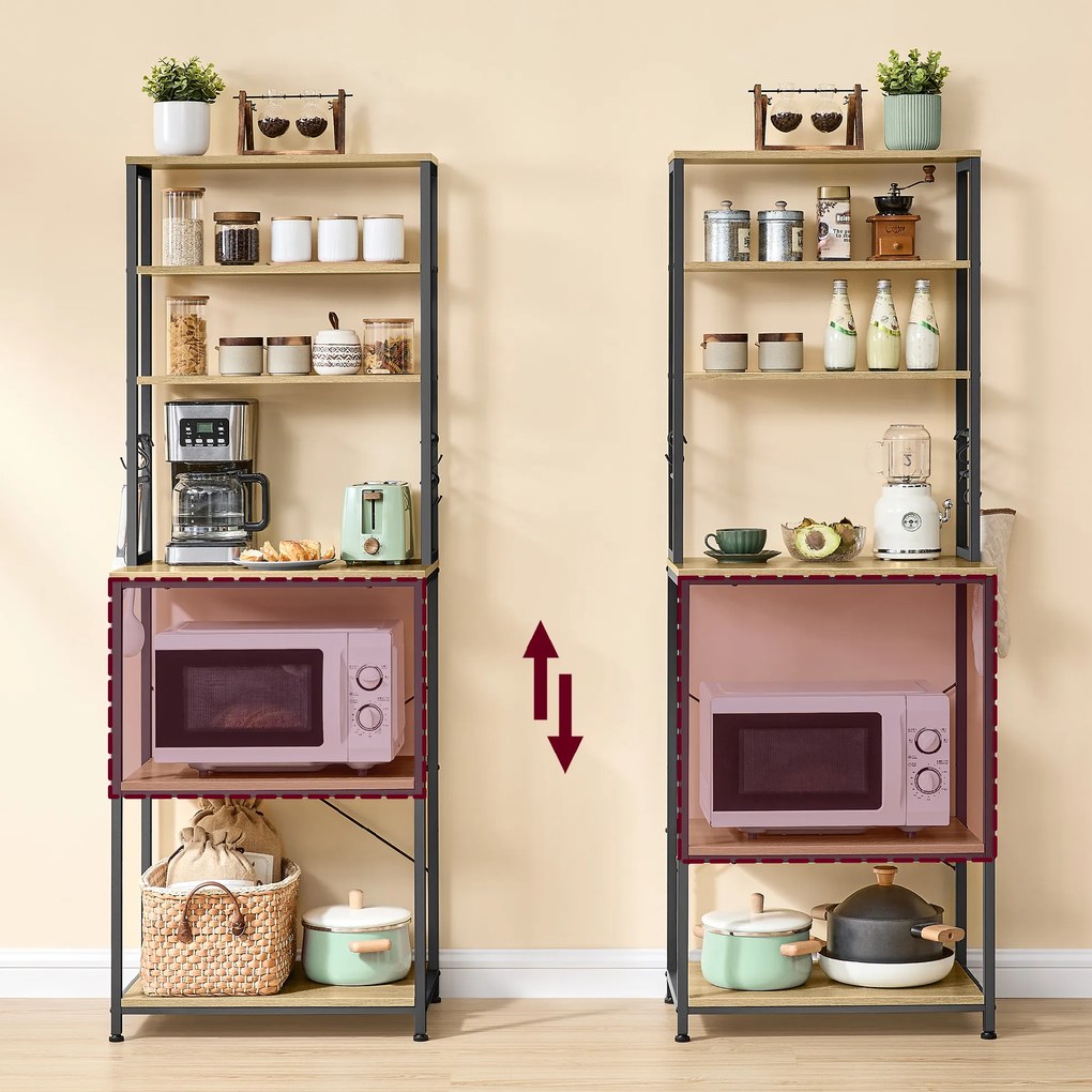 Raft de bucatarie TAYLOR ARTISAN 6 polite, 167x60 cm