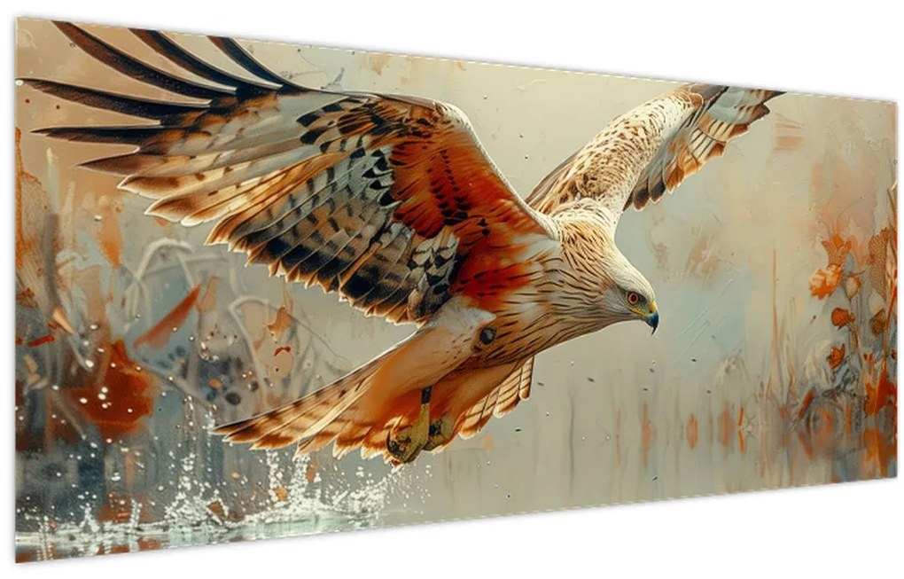 Tablou - Pasăre de pradă (120x50 cm)