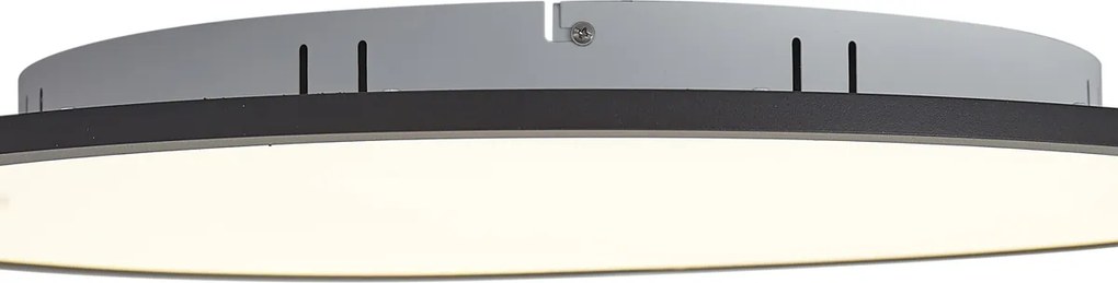 Panou LED inteligent negru 60cm incl. LED Dim to Warm cu telecomandă - Knob