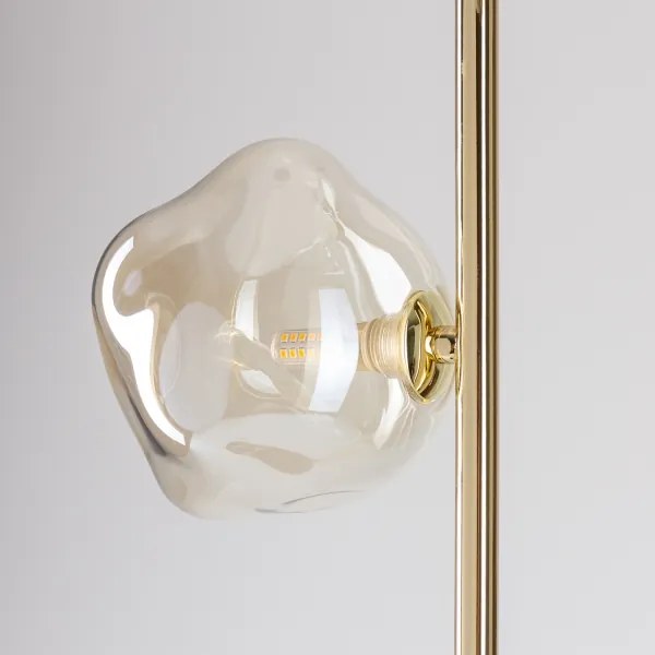 BRILAGI - Lampadar VULCANO 3xG9/8W/230V auriu/bej fumuriu