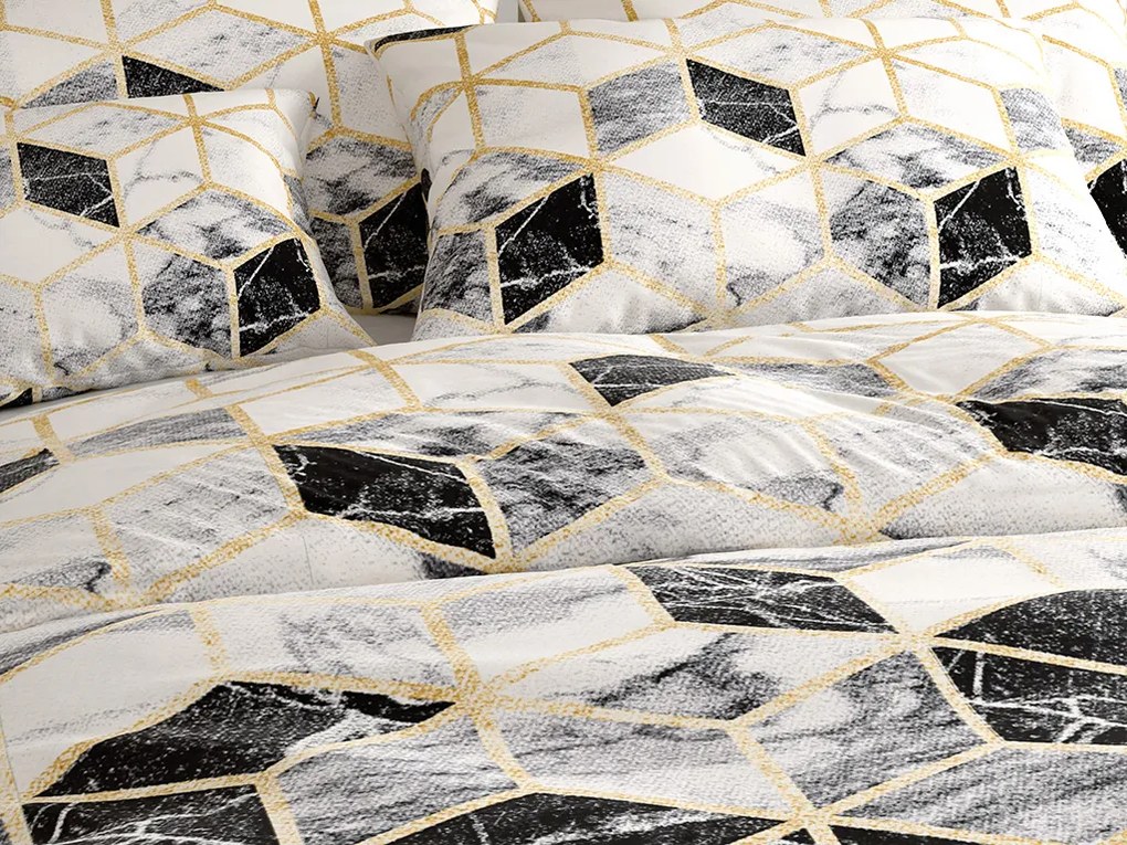 Lenjerie de pat din microfibra ATHENA negru Dimensiune lenjerie de pat: 70 x 90 cm | 140 x 220 cm