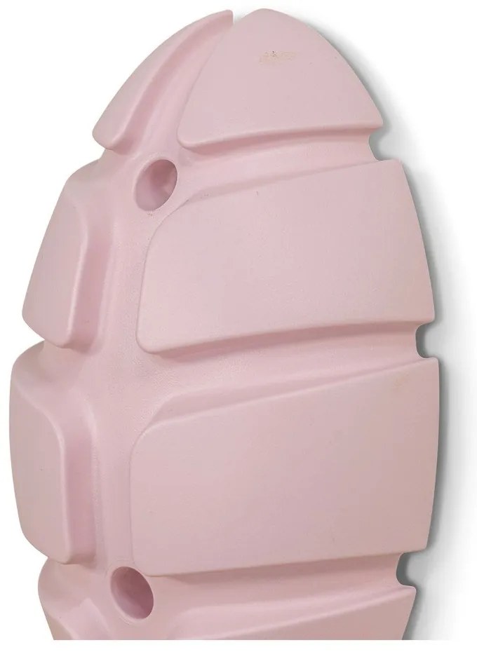 Cârlig roz deschis/auriu de montat pe perete din plastic Bug – Spinder Design