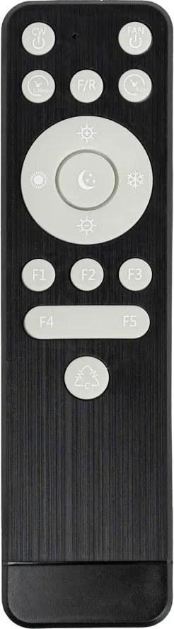 Plafoniera Ventilator Erste Breezy 49cm 48W LED 15W Motor CCT Reglabila Design Modern 2in1 Telecomanda Inclusa Iluminat Silentios pentru Interior