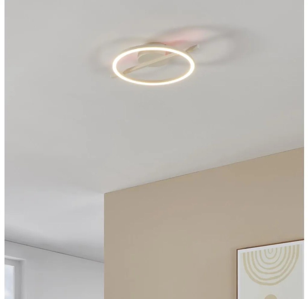 Plafonieră LED dimabilă Eglo 901114 AMANDOLO LED/17W/230V alb + telecomandă