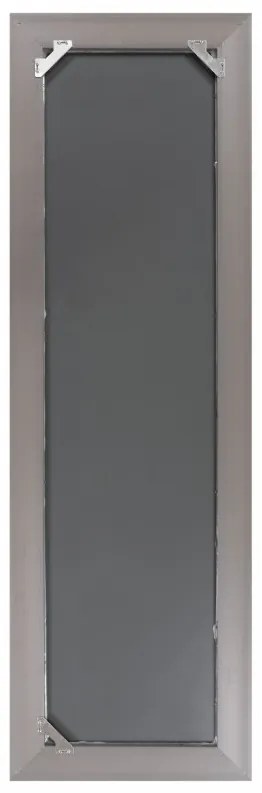 Oglinda dreptunghiulara cu rama din polistiren maro închis Scott, 147,5cm (L) x 47,5cm (L) x 5,2cm (H)