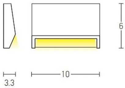 Corp de iluminat LED de exterior pentru scări LED/1,5W/230V IP54 antracit Zambelis E181