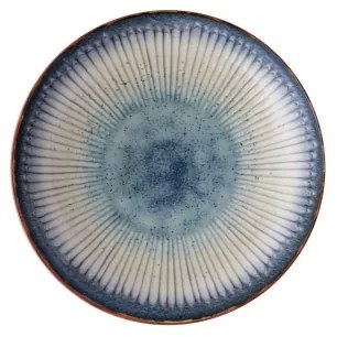 Set de veselă 24 piese, din porțelan, albastru