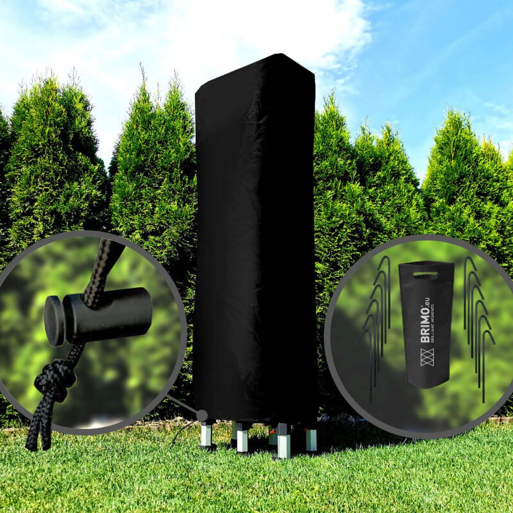 Cort de nuntă 3x6 m din aluminiu – Elegant și de montare rapidă - cu 3 pereți - Negru