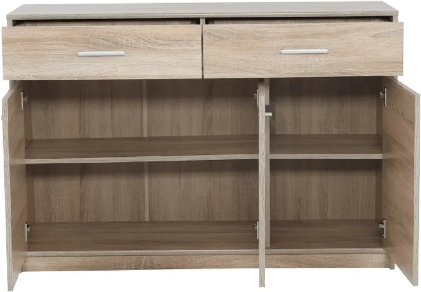comoda 3D2S, stejar sonoma, TEYO