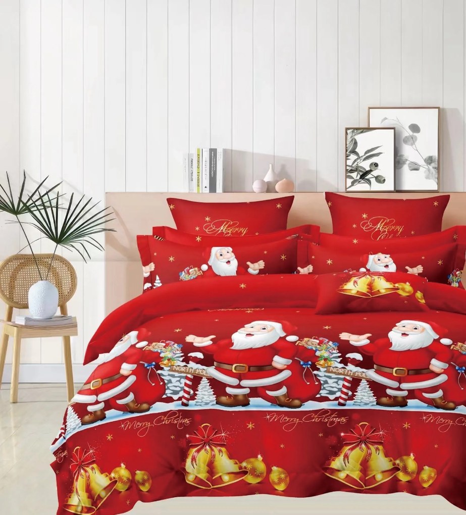 Lenjerie de pat din microfibra BELLMERRY rosie Dimensiune lenjerie de pat: 70 x 80 cm | 140 x 200 cm