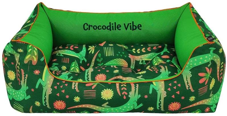 Pat caine - CAZO Crocodile Vibe Green - 95x75cm