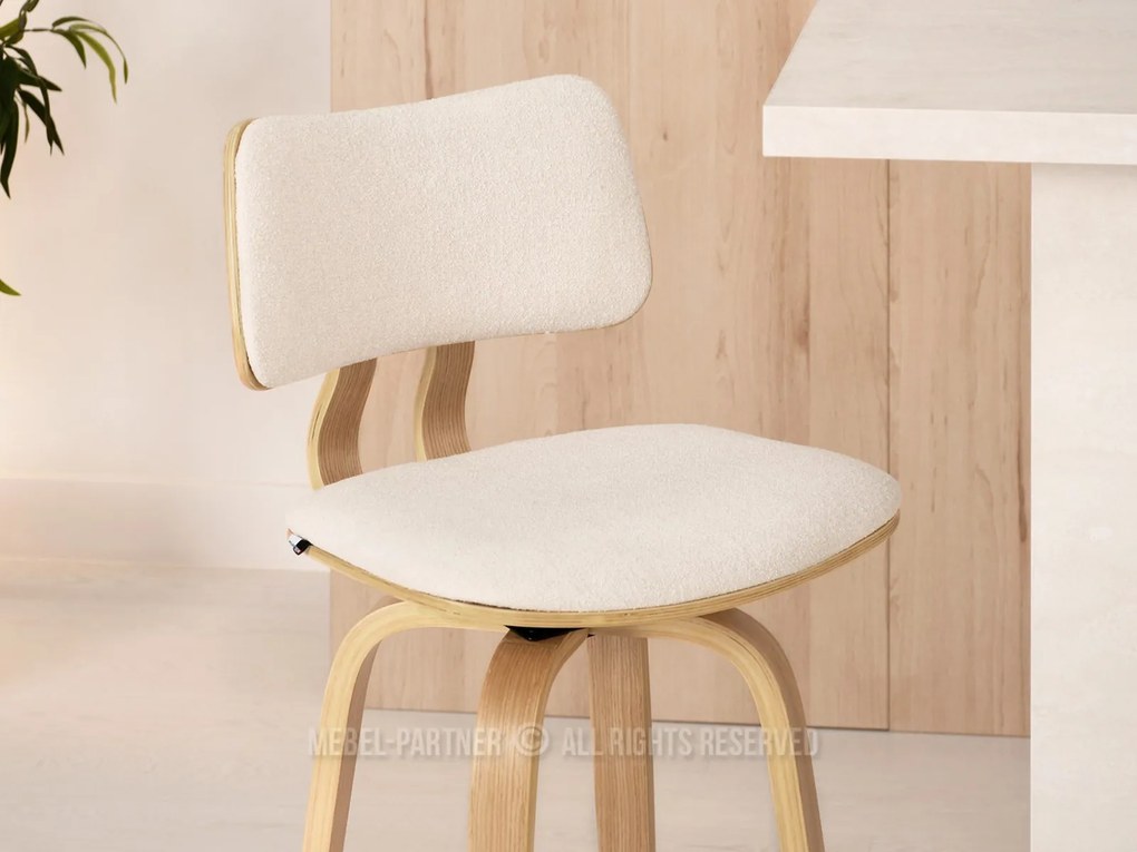 Scaun Heindrich (crem + stejar). 1110626