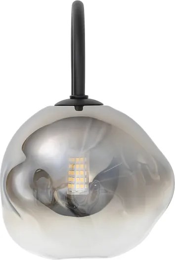 Brilagi - Lampă de perete VULCANO 1xG9/8W/230V negru/negru fumuriu