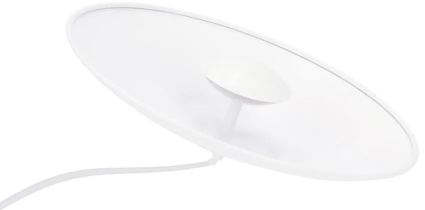 Lustră albă LED cu abajur din metal Lund – Candellux Lighting