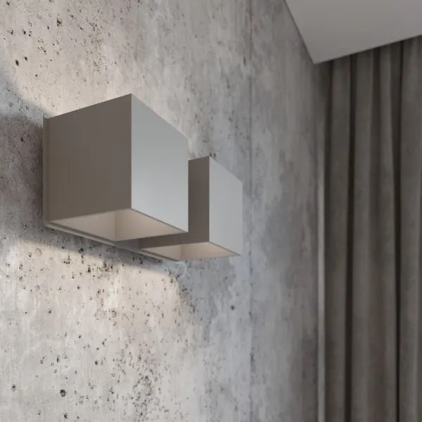 Sollux SL.0658 - Aplica de perete QUAD 2xG9/40W/230V gri