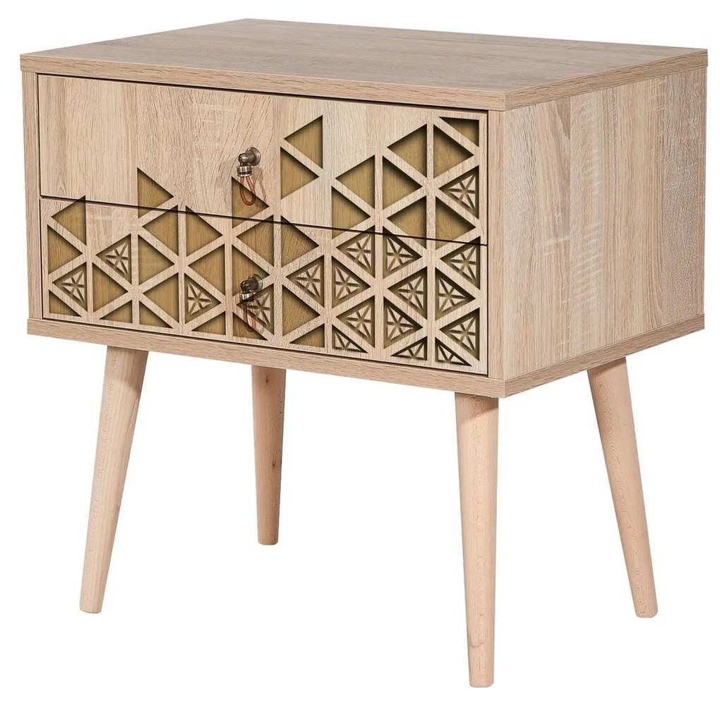 Noptieră Sopatu 2 (stejar sonoma) . 1094407