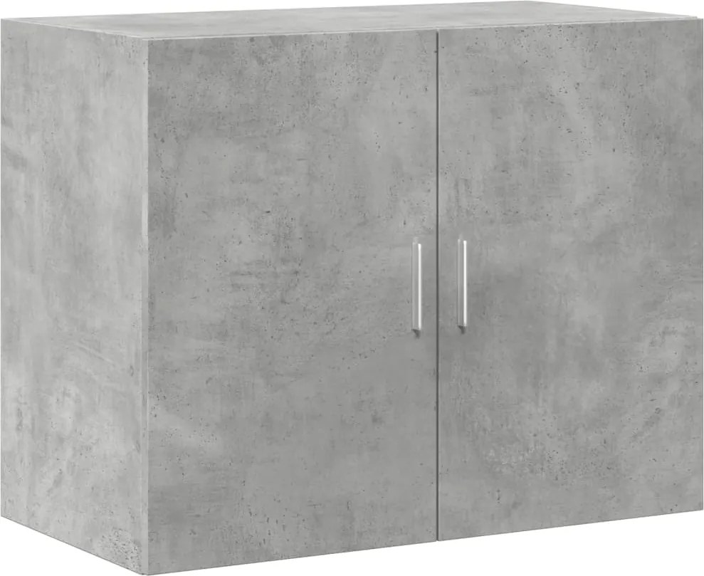 vidaXL Dulap de perete, gri beton, 80x42,5x64 cm, lemn prelucrat