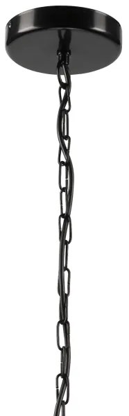 Lustră pe lanț GINA 3xE27/60W/230V neagră