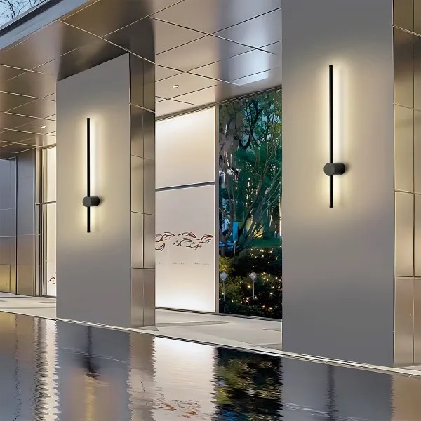 Brilagi - Aplică de exterior AURA LED/12W/230V 3000K IP54 negru