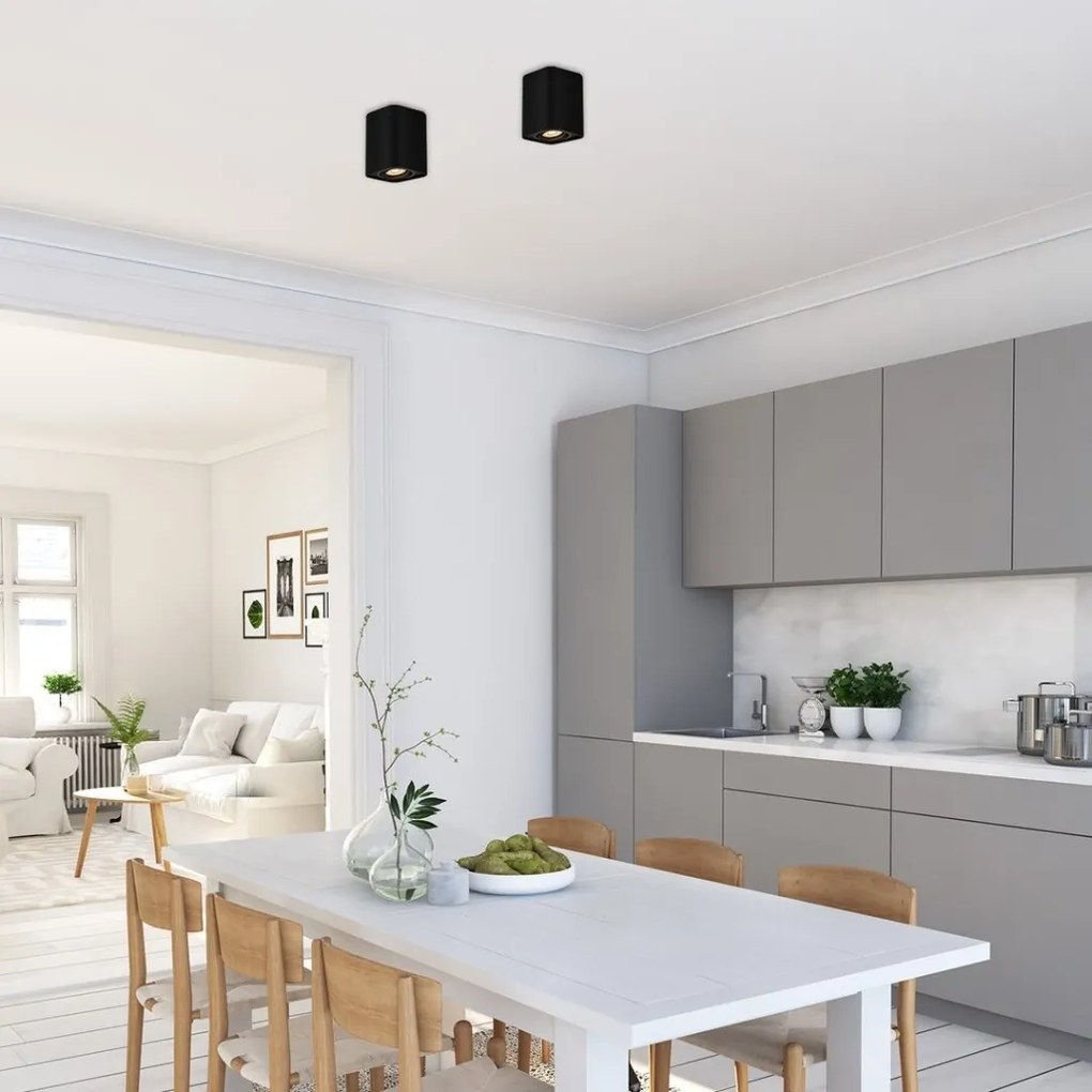 Spot aplicat design minimalist Kobald negru