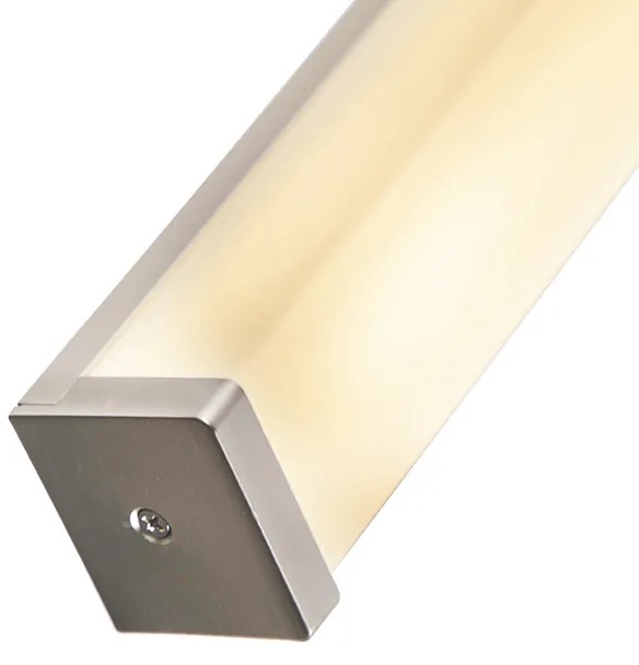 Lampa de perete moderna pentru baie din otel 92 cm IP44 - Cascada