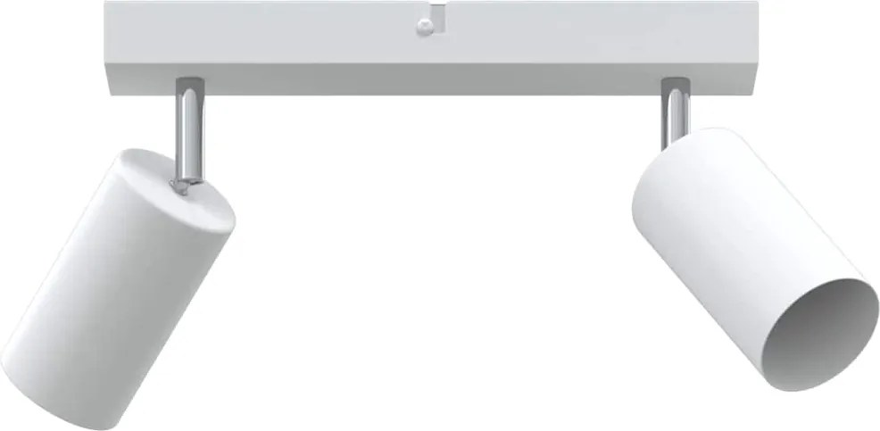 vidaXL Spot de tavan cu lumina reflectoarelor Alb 26 x 6 x 16 cm Metal