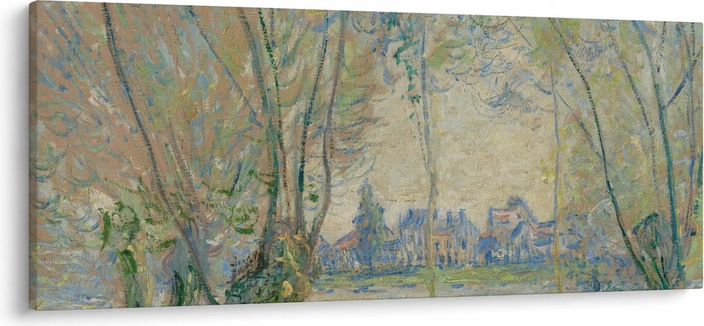 Tablou - Claude Monet, Woman Seated under the Willows, reproducere (120x50 cm)