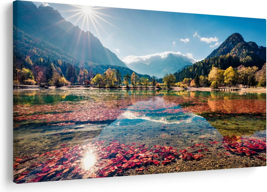 Tablou - Lacul Jasna, Gozd Martuljek, Alpii Iulieni, Slovenia (90x60 cm)