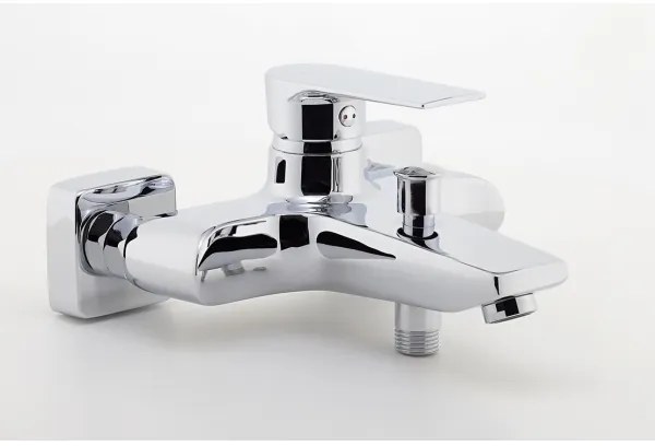 FERRO - Baterie pentru cadă ALGEO SQUARE, crom lucios