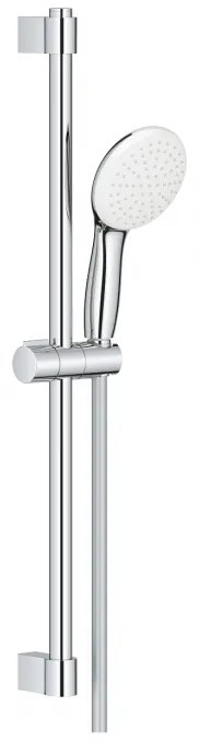 Set dus crom cu bara, para dus si furtun, Grohe New Tempesta 110 si baterie dus Cersanit Suaro