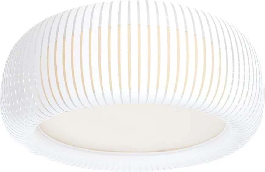 Plafonieră STRIPES 2xE27/40W/230V Ø 55 cm alb/crem