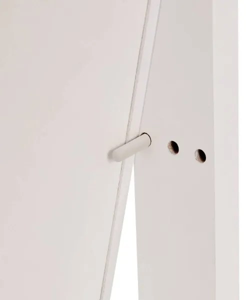 Atmosphera - Oglindă de podea cu casetă pentru bijuterii LEXY 158x38 cm, albă