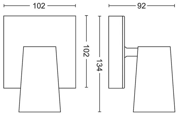 Philips 50571/31/PN - Lampă spot MYLIVING PAISLEY 1xGU10/5,5W/230V
