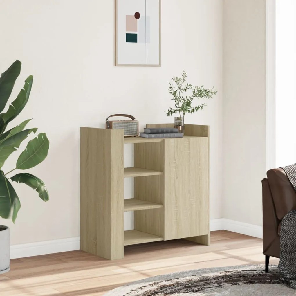 vidaXL Dulap, stejar sonoma, 73,5x35x75 cm, lemn prelucrat