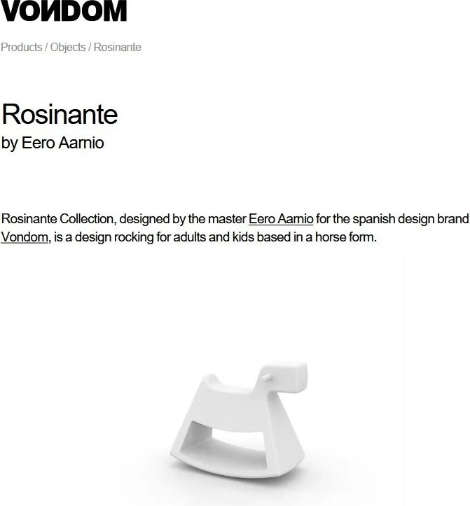 Scaun balansoar copii design modern, exterior, interior ROSINANTE KIDS 75cm