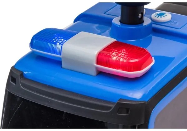 Bicicletă fără pedale Mercedes C-Class mașină de poliție, albastru